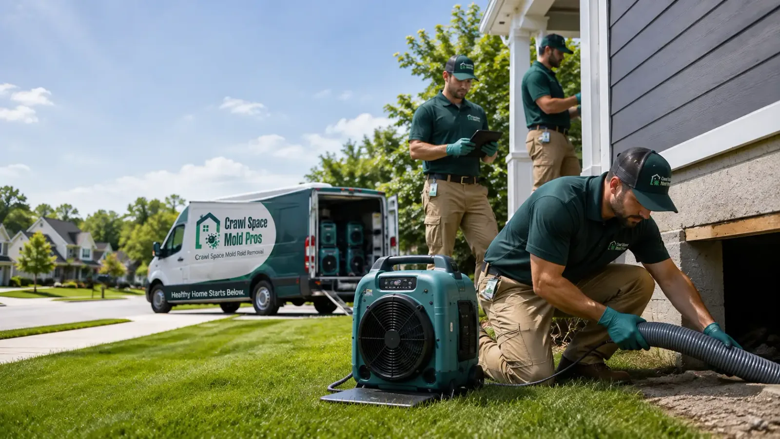 Crawl Space Mold Removal in Washington, PA